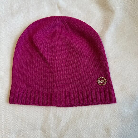 Michael Kors Hot Pink Beanie - Picture 1 of 3